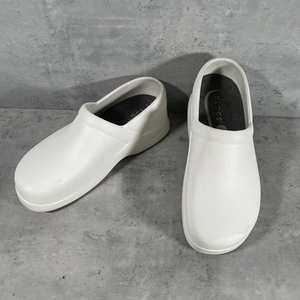 Klogs‎ Footwear Womens Boca Clogs Slip Resistant White Slip-On Shoes Size 9 Wide